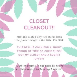🌼🌼🌼🌼🌼CLOSET CLEANOUT SALE